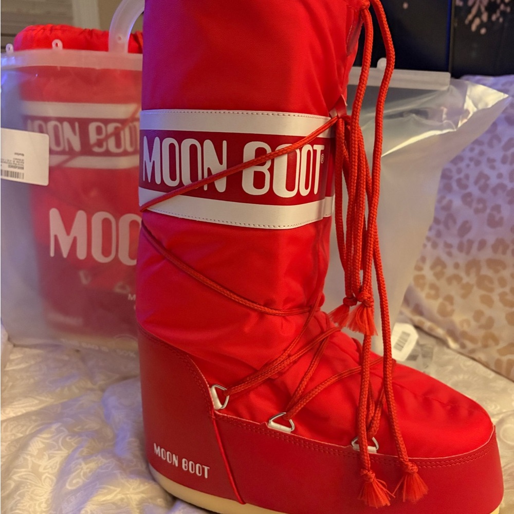 Moon Boot Women's Bold Red Winter Boots